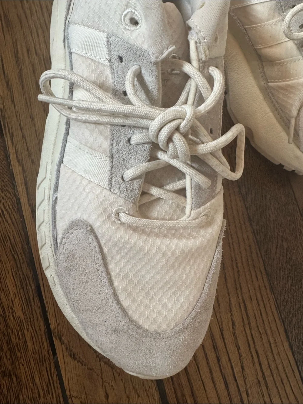 adidas ZX 22 Boost Sneakers in White and Light Beige